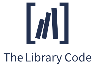 Open Repositories 2026 Conference gold sponsor, The Library Code logo with lowercase lettering and minimalist design in dark blue.